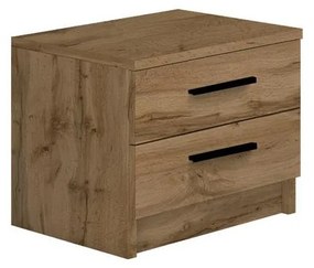 Noptieră TOD, stejar Wotan