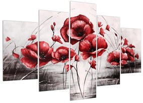 Tablou cu maci (150x105 cm)