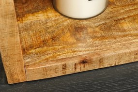 Raft deschis de perete sau separator camera IRON CRAFT 160x156cm