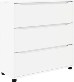 vidaXL Dulap de depozitare Alb 80 x 31 x 81 cm Lemn compozit