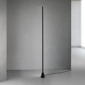 Orion- Lampă de podea LED reglabilă cu senzor de mișcare SOJIE LED/26W/230V neagră