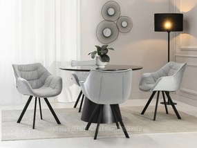Scaun Nina (svetlogri + negru). 1111201