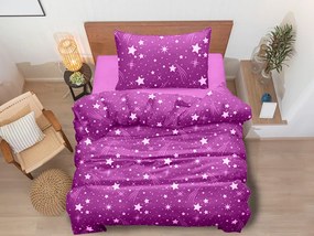 Lenjerie de pat din bumbac NIGHT SKY violet Dimensiune lenjerie de pat: 70 x 90 cm | 140 x 200 cm