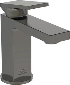 Baterie lavoar Ideal Standard Atelier Extra gri Magnetic Grey cu ventil Pop-Up metalic