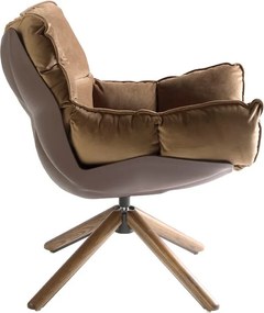 Fotoliu pivotant modern ultra confortabil Brown