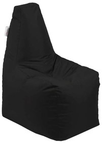 Fotoliu tip Scaun Sunlounger Junior, Material impermeabil - Negru