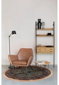 Lampadar negru cu abajur din metal (înălțime 135 cm) Hajo – White Label