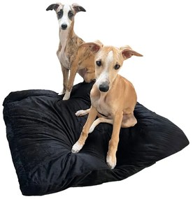 Perna moale pentru caini ROYAL PET 75x60 cm, neagra