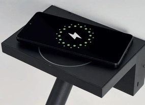 Aplica cu Spot LED HYLLA NFC charger neagra