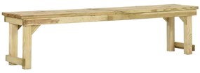 vidaXL Bancă de grădină, 180 cm, lemn de pin tratat