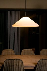 Lustra/Pendul iluminat exterior decorativ SAIGON R55 gri/alb