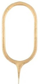 Numere Gold, Aurie 0 formă scânteie 17 cm