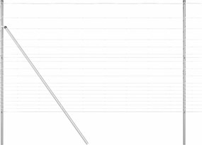 vidaXL Stâlp de gard. Galvanizat 25 x 1,5 m Oțel