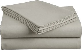 Cearsaf din bumbac 140x240 cm, gri, 100% bumbac
