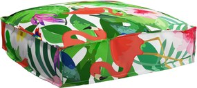 vidaXL Pernă Floral Multicolour 50 x 50 x 12 cm Material Oxford