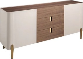 Comoda deosebita design LUX Walnut-Bej
