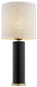 Veioza, lampa de birou design modern Riva auriu, negru