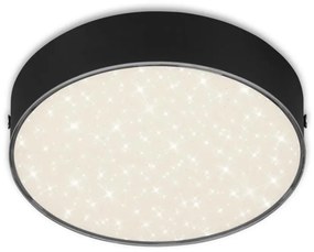 Plafonieră LED Briloner 7072-415 STAR SKY LED/11W/230V d. 15 cm negru