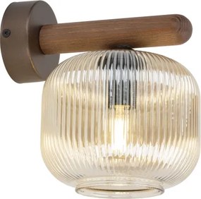 Lampă de perete SALVIA 1xE14/10W/230V maro/maro fumuriu