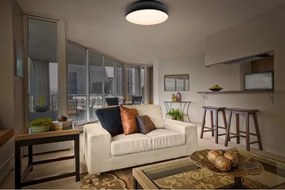 Osram - Plafonieră LED dimabilă ORBIS LIVIA LED/36W/230V Ø 52 cm negru/alb