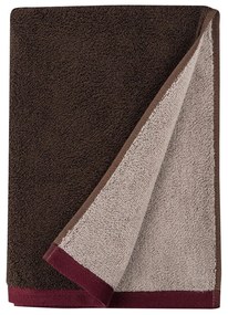 Prosop maro din bumbac organic din frotir 70x133 cm Soft – Mette Ditmer Denmark