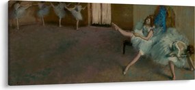 Tablou - Edgar Degas, Before the Ballet, reproducere (120x50 cm)
