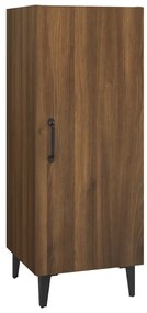 Dulap inalt, stejar maro, 34,5x34x180 cm, lemn prelucrat 1, Stejar brun, 1 door