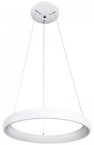 Lustra moderna alba circulara cu led Alessia 3000k