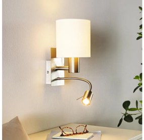 Eglo 96477 - Lampă LED flexibilă PASTERI 1xE27/40W+LED/3,8W albă