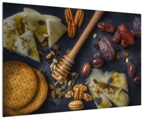 Tablou cu cu fructe uscate (90x60 cm)