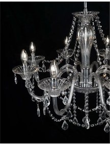 Candelabru elegant cu cristale K9 Connor 8L