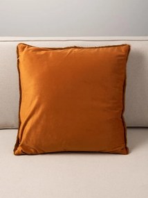Perna decorativa portocalie, din textil, 45x45 cm, Orange