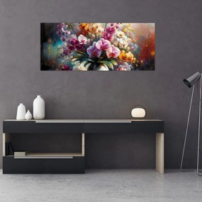 Tablou - Vas de flori II. (120x50 cm)