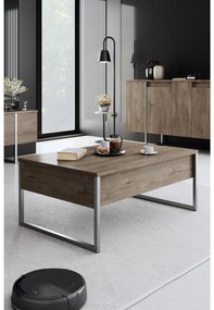 Măsuță de cafea Luna 1 (Nuc + Argintiu) . 1102323