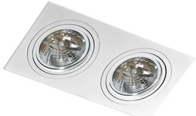 Spot incastrabil directionabil de tavan/plafon SIRO 2 WH