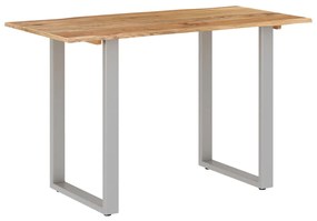 286479 vidaXL Masă de bucătărie, 118 x 58 x 76 cm, lemn masiv de acacia