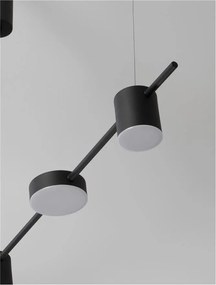 Lustra moderna dimabila cu 5 spoturi LED NORDIK