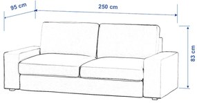 Husa pentru canapea extensibila Kivik 3-locuri
