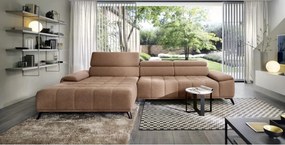 Coltar PALLADIO MINI, sezlong stanga, stofa catifelata verde menta - S