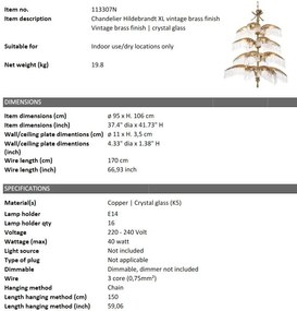 Candelabru design LUX Hildebrandt XL