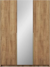 Dulap Alera III Hinged – cu oglindă – 148x58x204 cm – Stejar Artisan – Alera III Hinged Dulap – Varianta 1