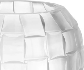 Vas decorativ design LUX realizat manual din sticla Varese S frosted