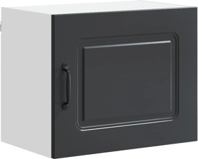 vidaXL Dulap de bucătărie Kalmar Negru 50 x 31 x 40 cm Lemn compozit