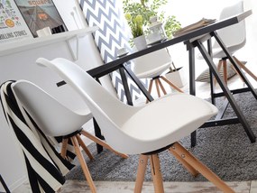 Scaun Large Otoc (alb + negru). 1111229