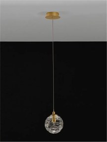 Pendul modern design decorativ COEN auriu D-12cm