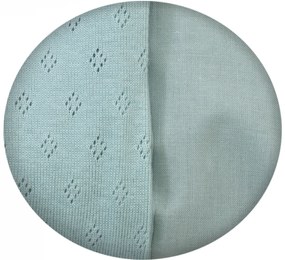Suport de dormit Babynest, Reversibil, 70x45 cm, Bumbac Tricot Verde