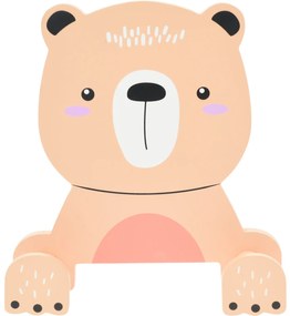 Umeraș pentru haine în camera copilului, animal cu lăbuțe, 14 x 4,5 x 17 cm