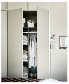 Dulap modular crem din lemn de pin 100x200 cm Daily – vtwonen