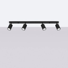 Spot negru 6,5x81 cm Gleam – Sollux