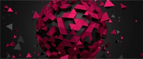 Tablou cu abstracție 3D (120x50 cm)